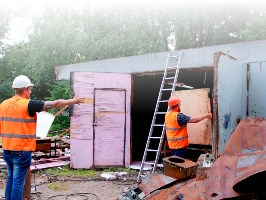 Демонтаж гаража Домодедово