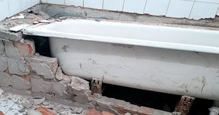 Демонтаж ванной комнаты в Домодедово - стоимость работ от 838 руб. | Сварной-Дмд